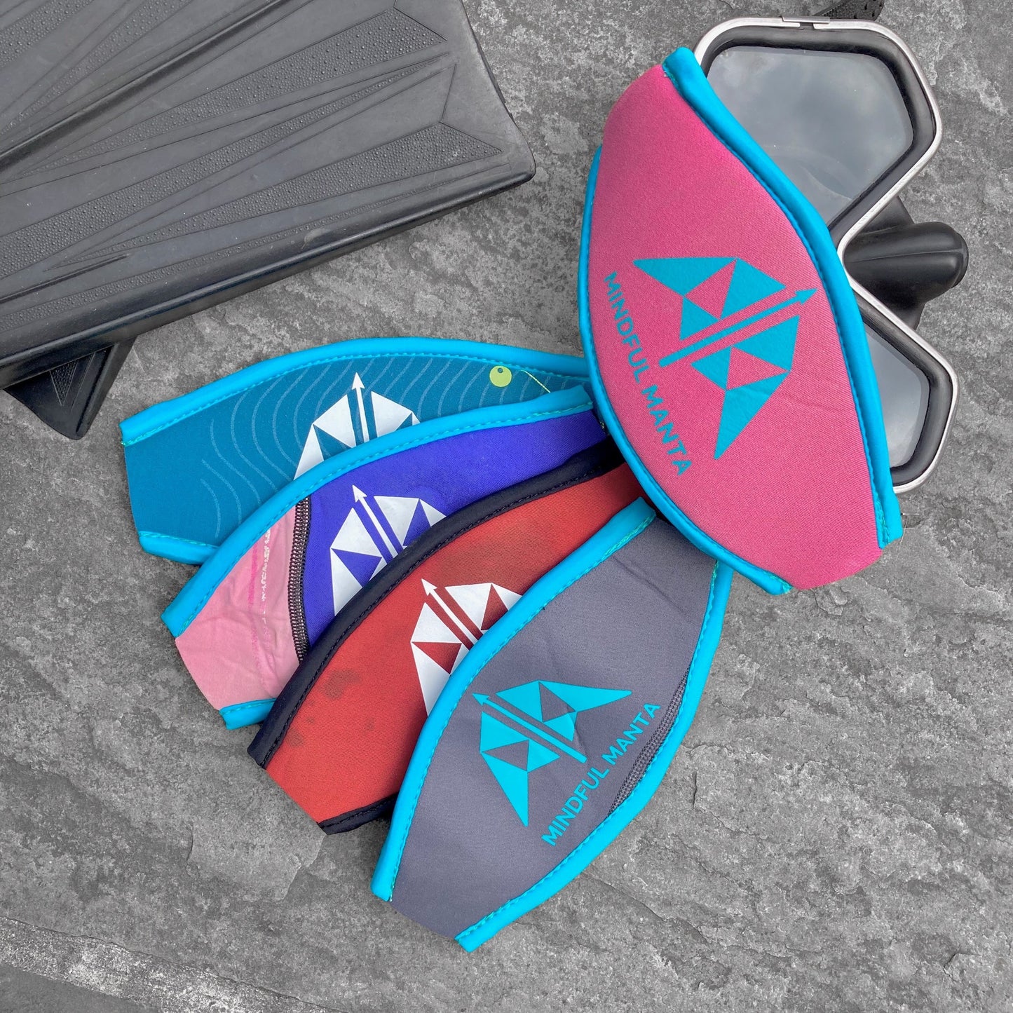 Recycled Scuba Mask Strap Cover