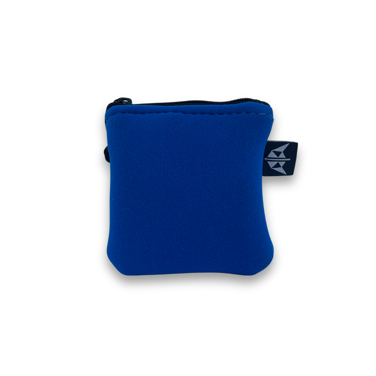 Blue Pouch with Zipped Opening