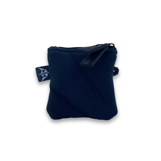 Coin Purse made from Recycled Wetsuits in Black