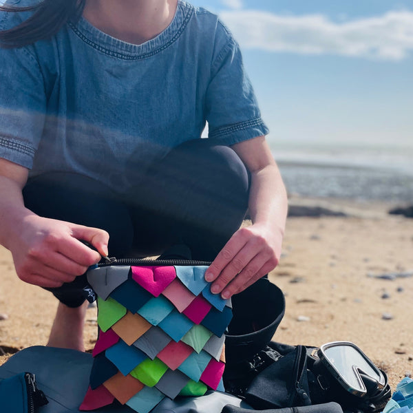 Mermaid Square Pouch | Multi