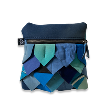 Load image into Gallery viewer, Mermaid Square Pouch | Blue Green
