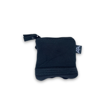 Load image into Gallery viewer, Textured Geometric Square Coin Purse Black

