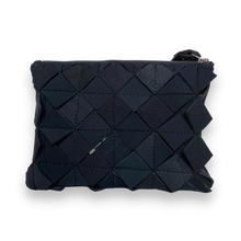 Load image into Gallery viewer, Geometric evening black clutch bag
